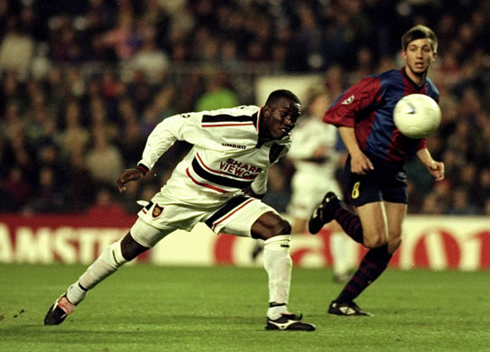 Man United v Barca: Dwight Yorke