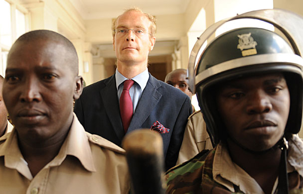 Thomas Cholmondeley case: Thomas Cholmondeley arrives at court 