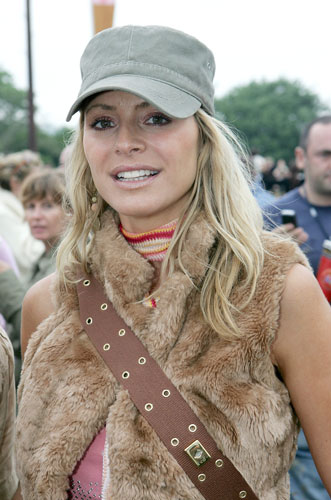 Festival fashion: Tess Daly at Glastonbury