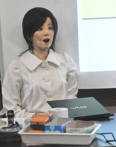 First robot teacher: World's first robot teacher
