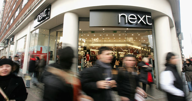 Business week in pictures: People shopping at the Next store