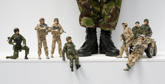 Business week in pictures: H.M. Armed Forces toy action figures