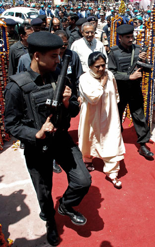 BSP Mayawati Kumari Rally: Chief minister of Uttar Pradesh, Mayawati Kumari