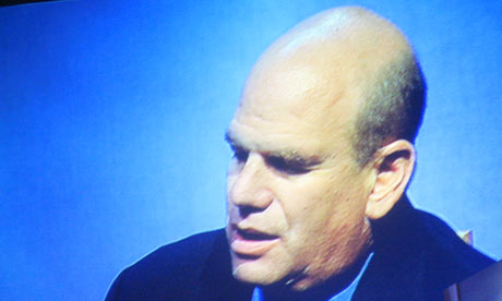 David Simon, creator of The Wire, speaking at the Hay festival on 30 May 2009. Photograph: Paul Owen