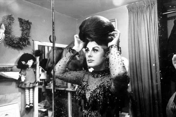 Danny La Rue: 1965: Danny La Rue in his dressing room
