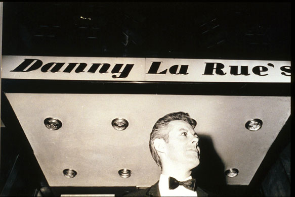 Danny La Rue: 1965: Danny La Rue standing outside his nightclub