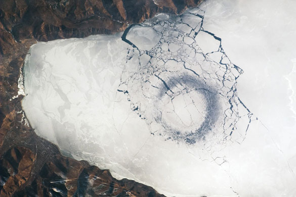 Satellite Eye: Lake Baikal in southern Siberia, Russia