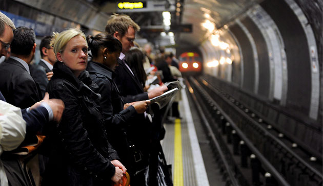 London underground strike: Commuters make their way home before the Tube strike comes into force