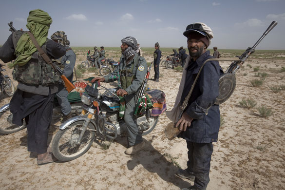 Sean Smith in Afghanistan: American soldiers from Charlie Company meet the Afghan National Police 