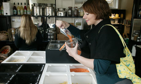 A woman shopping at Unpackaged