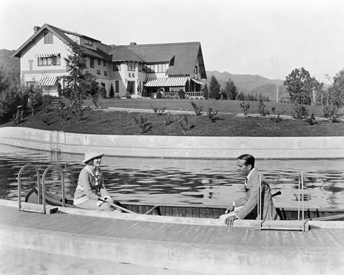 Hooray for hollywood: Douglas Fairbanks and wife Mary Pickford