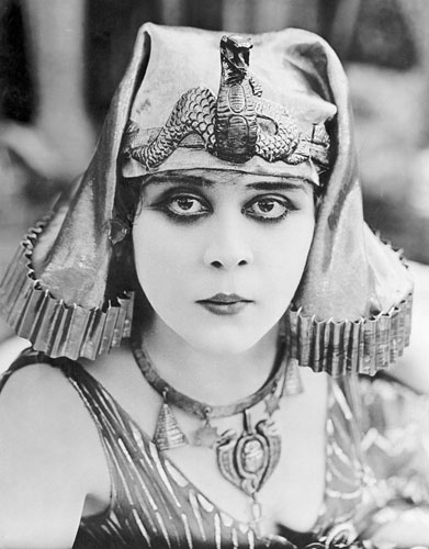 Hooray for hollywood: Theda Bara in Costume for Cleopatra