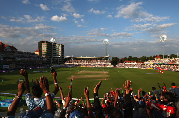 24sport: India fans cheer during during a ICC World Twenty20 Super Eights match 