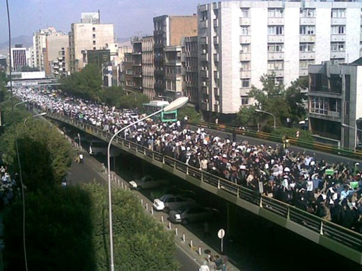 17 June: Iran: Iran picture posted on TwitPic by the user madyar