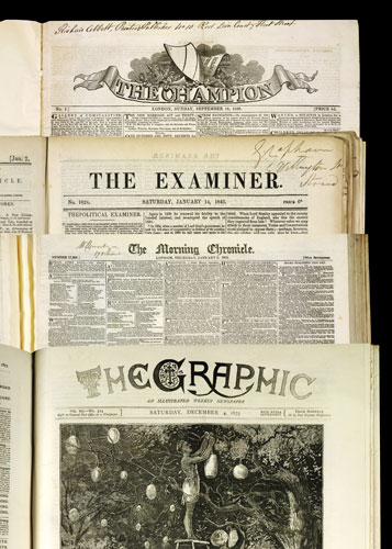 Historic newspapers: Newspapers from the British Library archive