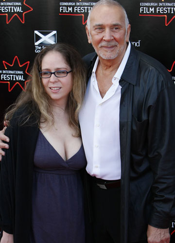 Away We Go in Edinburgh: Frank Langella with his daughter Sara at the Away We Go premiere