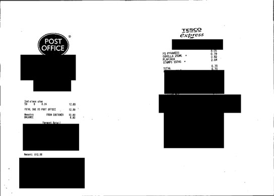 MPs' expenses receipts: Receipts submitted by Gary Streeter MP