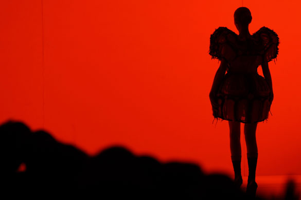 19 June 2009: Sao Paulo, Brazil: A model duing the Alexandre Herchcovitch show