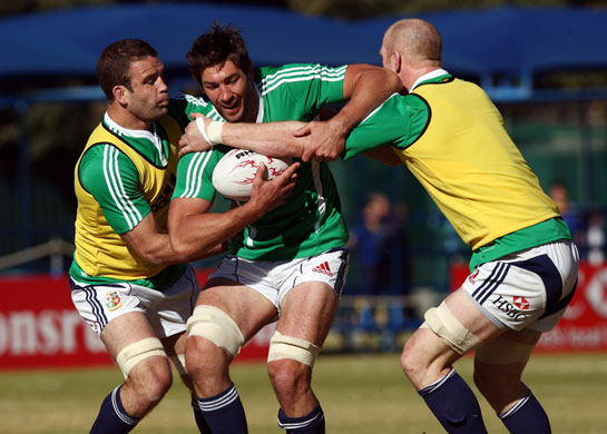 24sport: Rugby Union - British and Irish Lions Training Session - St David's School