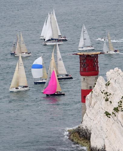 Round the Island: The fleet round The Needles 