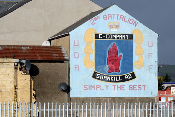 Lower Shankhill murals: Shankhill murals before and after
