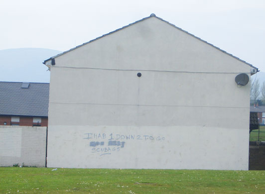 Lower Shankhill murals: Shankhill murals before and after