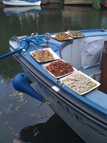 Taste Fringe: The picnic is assembled back at floating HQ