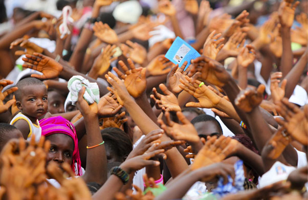 24 hours in pictures: Guinea-Biassau Presidencial elections campaign.