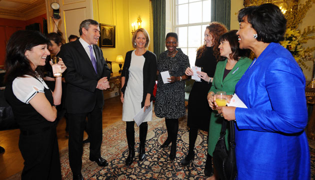 Rebekah Wade: 2008: Prime Minister Gordon Brown hosts a lunch for women in business