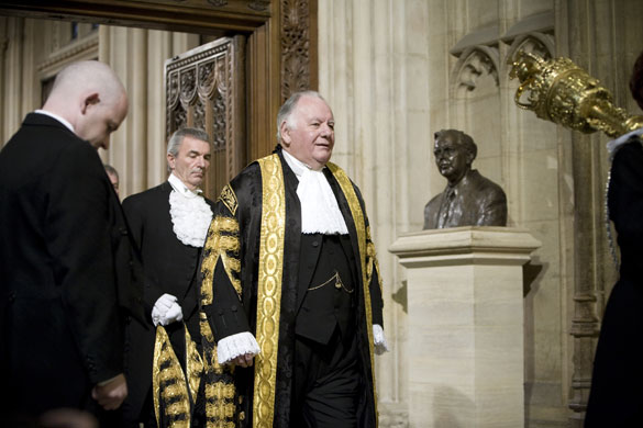 House of Commons speaker: December 2008: Speaker of the House of Commons Michael Martin