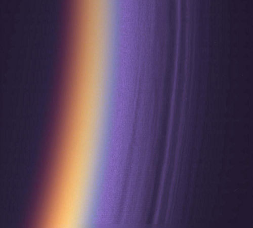 Cassini: Saturn moon Titan's upper atmosphere