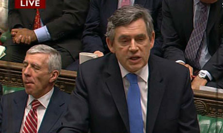 Gordon Brown at Prime Minister's Question Time