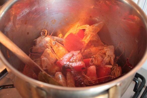 Allegra McEvedy fish: The stock is started