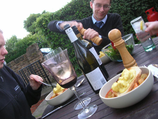 Allegra McEvedy fish: Finished in time to eat in the fading heat of the summer evening