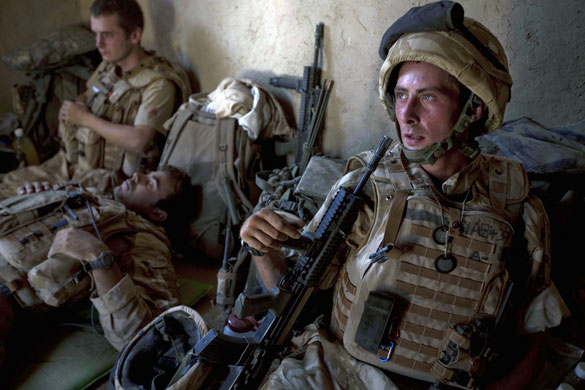 Sean Smith Black Watch: 20 June 2009: Soldiers at FOB Wahid