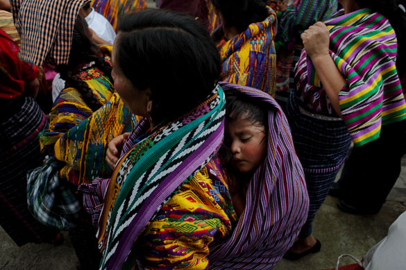 25 June 2009: San Juan Sacatepequez, Guatemala: Saint John the Baptist celebrations