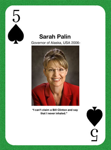 Nice People Take Drugs: Republican vice presidential candidate Sarah Palin