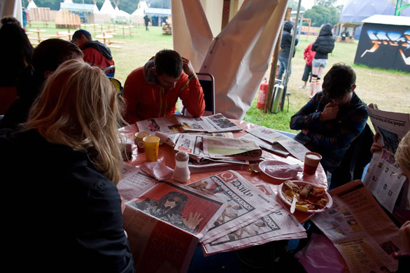 Glasto reacts: MJ's death: Festival-goers read about the death of U