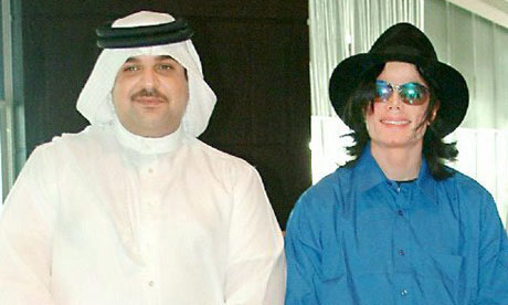 Michael Jackson with Abdullah bin Hamad Al Khalifa