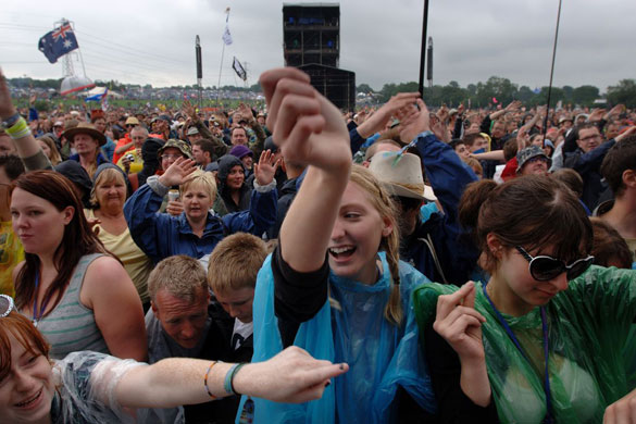 Glastonbury: Day 2: Martin Godwin: day two glastonbury