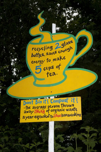 Ethical Signs: Ethical Signs near the Green Futures Field Glastonbury 2009