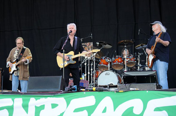 Saturday at Glastonbury: Saturday at Glastonbury 2009: Crosby, Stills and Nash