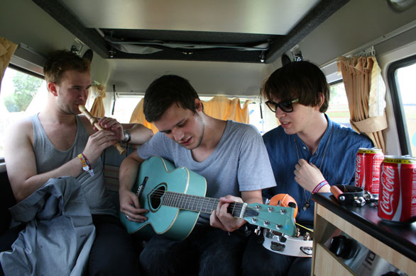 Laura Barton's camper van: White Lies