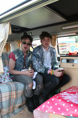 Laura Barton's camper van: Big Pink