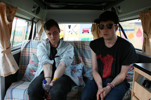 Laura Barton's camper van: Maccabees