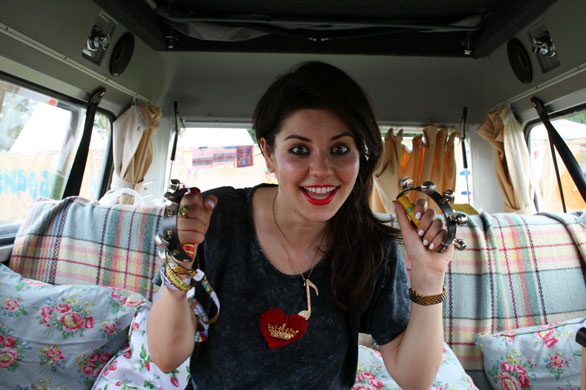 Laura Barton's camper van: Marina And The Diamonds