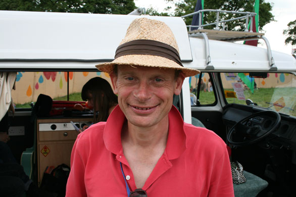 Laura Barton's camper van: Andrew Marr