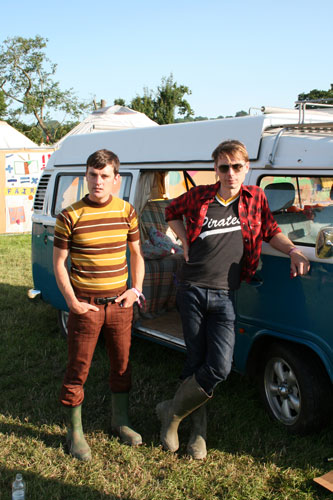 Laura Barton's camper van: Franz Ferdinand