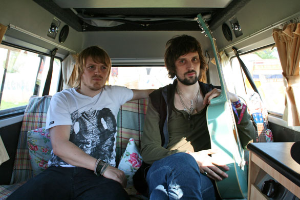Laura Barton's camper van: Kasabian