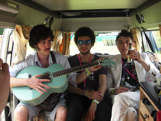 Laura Barton's camper van: Golden Silvers